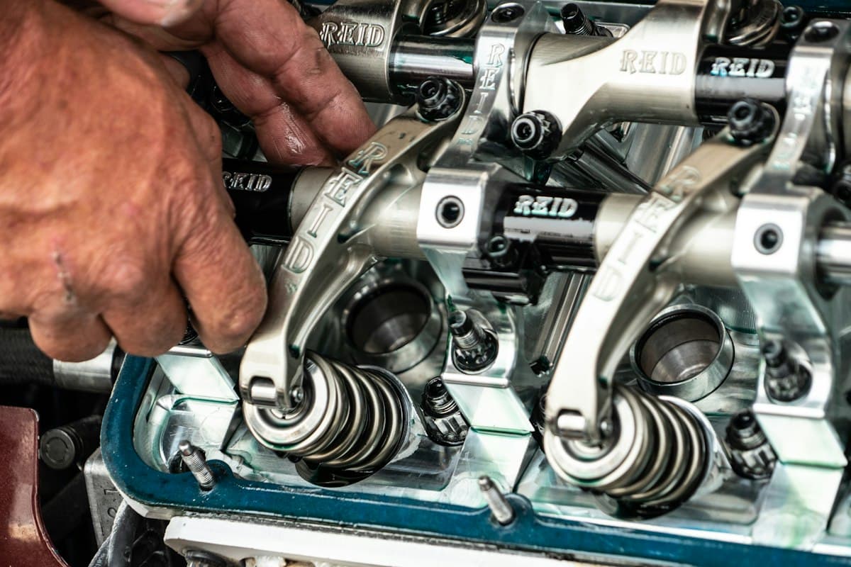Mechanic: Repairing an engine